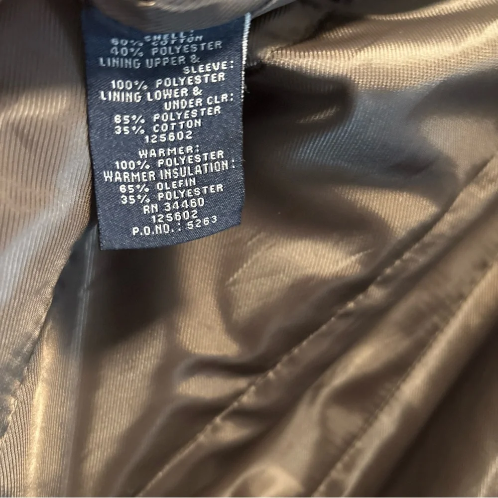 London Fog Men's Dark Trench Coat - Picture 4 of 4